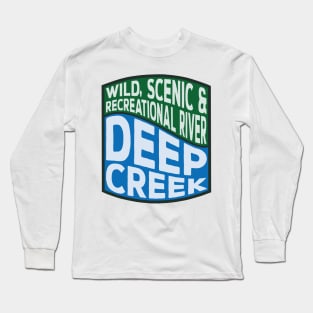 Deep Creek (California) Wild, Scenic and Recreational River wave Long Sleeve T-Shirt